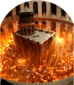 Sfânta lumină de la Ierusalim